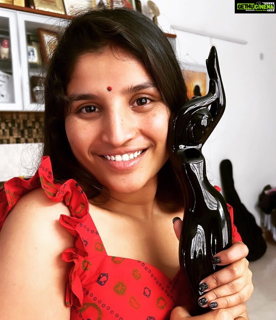Indravathi Chauhan Instagram - #filmfare award 2022❤🙏🏻…