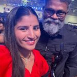 Indravathi Chauhan Instagram – Thanks to #Filmfare award 2022 Best female singer of the year2022 🎬😍🙏🏻 #aryasukku sir🙏🏻❤️&#thisisdsp sir😍🙏🏻