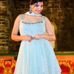 Indravathi Chauhan Instagram - I’m the princess of my own fairy tale😍👑🤍 Outfit: @anuhyashetty_designer_studio Earings: @aira_glam_studio