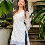 Ishaani Krishna Instagram - 22 🌸 Outfit from - @ethnic.weaves