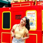 Ishaani Krishna Instagram - ❤️💛 Universal Studios Singapore