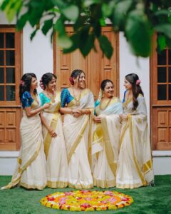 Ishaani Krishna Instagram - Happy Onam 🏵

PC : @sk_abhijith 

Jewellery : @regaljewellers_in 

Hair & Saree Draping : @brahma_hairandmakeup