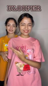 Ishaani Krishna Instagram - 🥲 #reels #funny #bloopers #insta #instareels #ishaanikrishna #hansikakrishna