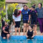 Ishaani Krishna Instagram - 🤪👊🏻 #yehekzindagi #reels #trend #trending #instareels #pool #friends #ishaanikrishna