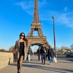 Ishaani Krishna Instagram – 🖤 Eiffel Tower, Paris, France