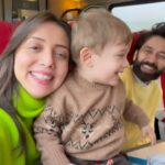 Jankee Parekh Instagram - Firsts are always so special. And so was Sufi’s first train ride.. We played, ate, laughed and giggled, but mainly stared out of the window in awe taking in all the beauty & expanse of nature that life has to offer…