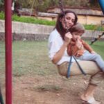 Jankee Parekh Instagram - Meeting new parts of me everyday whilst being with HIM 💕 . . #Love #motherhood #Sufiandmaa