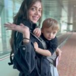 Jankee Parekh Instagram - Mumma & Sufi can’t believe we are catching a flight to a place which is NOT Goa.