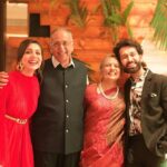 Jankee Parekh Instagram - We laughed, cried, sang, danced, hugged, poured our hearts out and made so many memories !! We are filled with so much love and gratitude for our intimate circle of family and friends who made it so special for him! A celebration that we will hold on to forever❣️ Happy 70th birthday Dear Daddy😍 @jayant.parekh . . 📸 @ayushdas 😘
