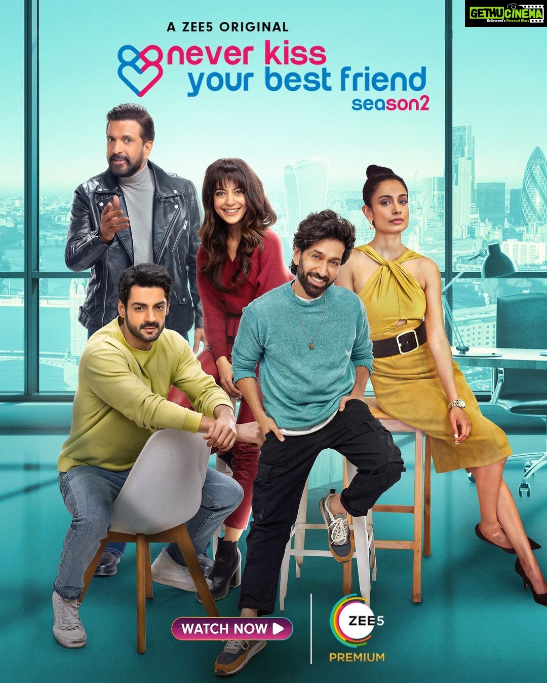 Jankee Parekh Instagram - #NeverKissYourBestFriend Season 2 is Now YOURS! Watch it on @zee5 with your favourite people and give it your love πππ So proud of the entire cast and crew β€οΈπ« @nakuulmehta @anyasinghofficial @karanwahi @sarahjanedias @harshddedhia @filmykothari @saritatanwar2707 @yashnarvekar92 @vishalmishraofficial