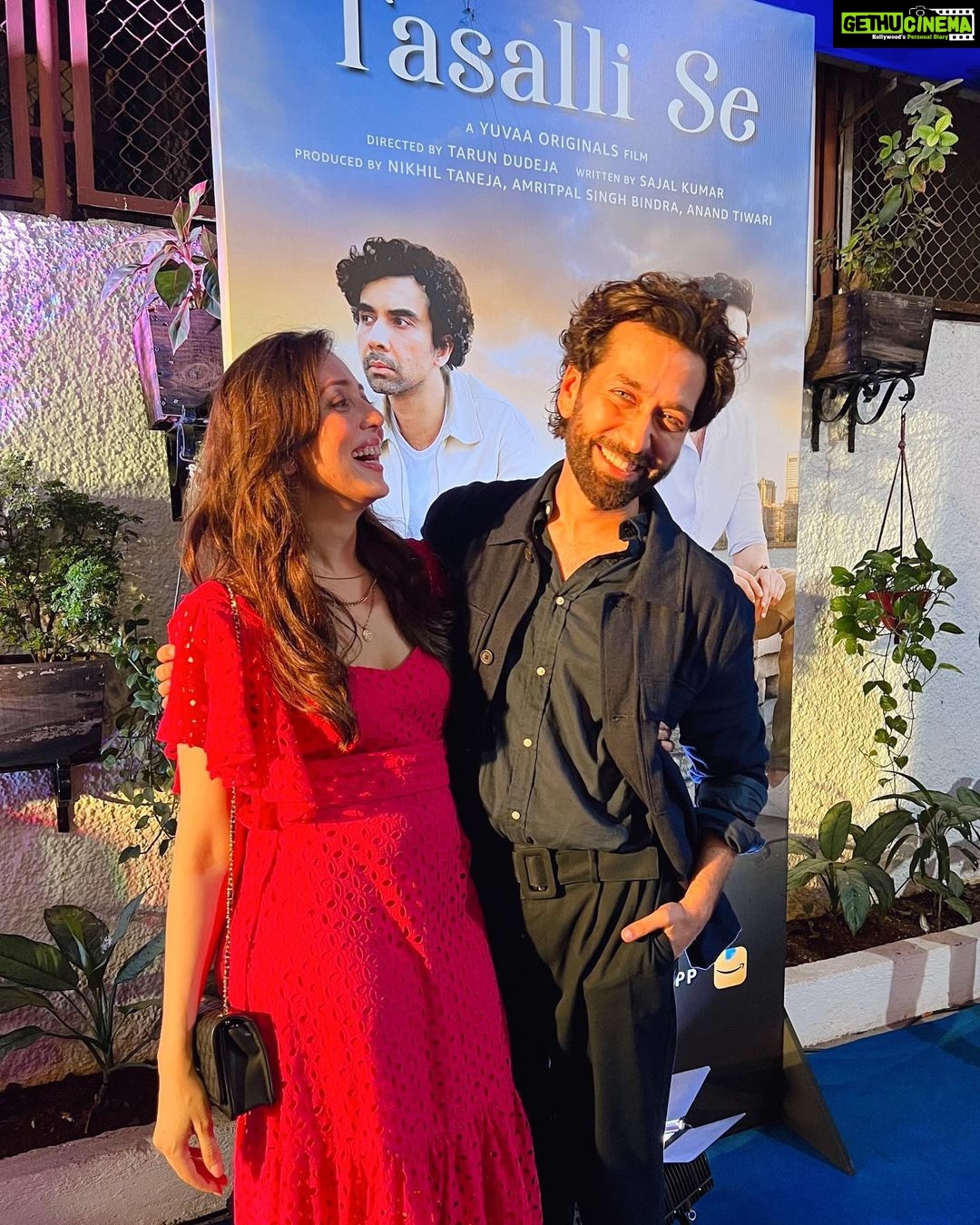 Jankee Parekh Instagram - Continue chasing your dreams and I’ll be right by your side cheering you❤️ The screening of #TasalliSe & #Gray last night was nothing short of spectacular ! Congratulations @tanejamainhoon and the entire team at @weareyuvaa for pulling off a coup. Incase you haven’t seen these beautiful short films yet, go the Amazon shopping app & click on Mini Tv to watch it #TasalliSe & #Gray Streaming now on @amazonminitv ❤️