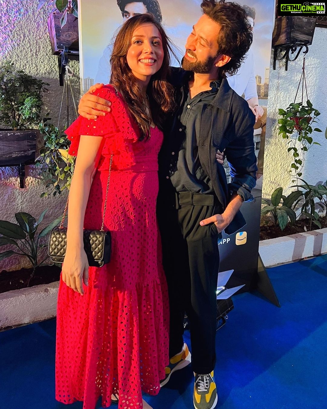 Jankee Parekh Instagram - Continue chasing your dreams and I’ll be right by your side cheering you❤️ The screening of #TasalliSe & #Gray last night was nothing short of spectacular ! Congratulations @tanejamainhoon and the entire team at @weareyuvaa for pulling off a coup. Incase you haven’t seen these beautiful short films yet, go the Amazon shopping app & click on Mini Tv to watch it #TasalliSe & #Gray Streaming now on @amazonminitv ❤️