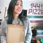 Jankee Parekh Instagram - Call me pizza girl 📞🤙 Now making my own dough and diggin it too only at @1441.pizzeria at Thakur Village in the western suburbs! Hit ‘em up.. Also if you find a guy named Raj there, tell him he has a gorgeous sistaah 😉