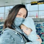Jankee Parekh Instagram – Sufi holding onto Mumma as he gears up to attend his 1st ever wedding… Couldn’t have asked for a better start for him, with #ThebestparthofMi celebrations. 
@bhoomiparekh26 
@twoparthstory Goa International Airport