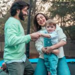 Jankee Parekh Instagram - 🎶 Tu hawa jaise ghul jaata hai mujh me, Mujhe apna ghar mil jaata hai tujh mein.. We used to laugh at every cliche which came with parenthood only to realise that so much of it now hits home. Not to say life was any less fulfilling or beautiful when it was just the two of us but it’s hard to sometimes put into words what it feels to be around a life you have jointly created with your thought, prayer & the actual deed and that he is so much of the both of you but yet so much more of himself, his karma & his soul purpose. Thank you for being our wind, sun & home @babysufim ❤️ Happy tw😍 P.S. thank you @oshojain_ for your words which feel like they were always ours. @uncut.lokesh for your beauty & lens of compassion