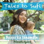 Jankee Parekh Instagram - . When Sufi Met Baapu🇮🇳 . . ✍️ @ajax.singh 🎥 @aquibxsid #HappyGandhiJayanti #SufiandMaa #FatherofourNation #Singingmama #historyTales #freedomtales #childrenstories #TalesToSufi @babysufim