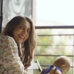 Jankee Parekh Instagram - Yes! That’s right! I do this all day, everyday… I sing to him, dance for him, cuddle him, turn him around, roll him up, tuck him in and kiss him every 10 seconds. I do all sorts of different things to entertain @babysufim from morning to night. And yet, I can’t get enough of him. Do all new parents feel the same way? P.S - Mumma wearing Dadda’s shirt while he’s away burning the midnight oil at work. A little message for Dadda when he does watch the video :- ‘Dear Dadda.. don’t come back and hide your shirt, again… Love ya💕’ @nakuulmehta 🎥 @dieppj ✂️ @crayartistetmet #sufiandmaa #singingmama #motherhooddiaries #inlovewithmyboy