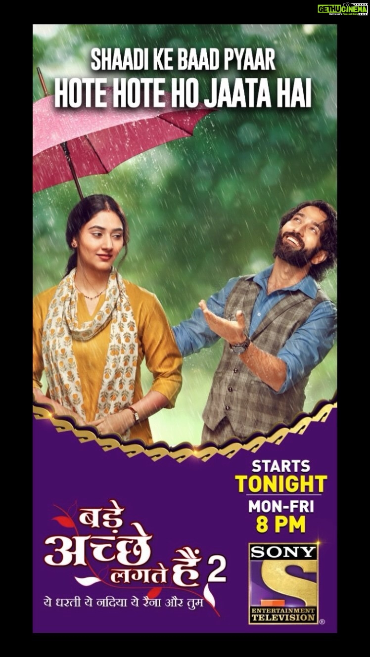 Jankee Parekh Instagram - . Happy. Proud. Excited. To see you back on set & collaborate with the best in the business - @balajitelefilmslimited & @ektarkapoor. Wishing you all the success on your newest television gig baby! While the mumma in me is not going to let Sufi watch dadda on screen, we know you are going to nail it & make Sufi proud.π¬ A new journey begins today with #badeacchelagtehain2 , Donβt forget to tune in at 8pm Monday to Friday and watch @dishaparmar & @nakuulmehta create magic together, once again!π All the best to the entire cast and crew. π