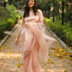 Jankee Parekh Instagram - Happiest in a saree✨ Outfit - @muksweta Jewellery - @gbs_gehna PR - @dinky_nirh
