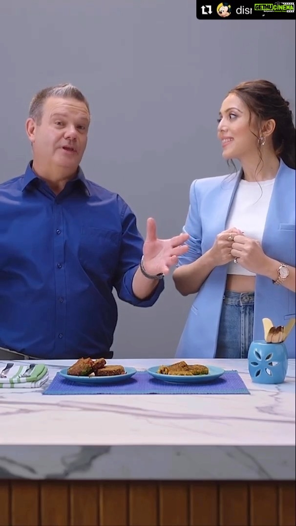 Jankee Parekh Instagram - When I managed to trick @garymehigan more than once .. New Episode out Now on the YouTube channel of Disney India . #Repost @disneyindia with @use.repost ・・・ @jank_ee has a delicious snack attack planned for @garymehigan. With some of the most popular bites from around the world, this challenge will surely make you go “Binge it on!” Will Gary make the correct guesses between restaurant-bought and healthy homemade treats? For more fun food shenanigans, watch this episode of #LetsGetHealthyWithGary only on @disneyindia’s YouTube channel #Disney #DisneyIndia