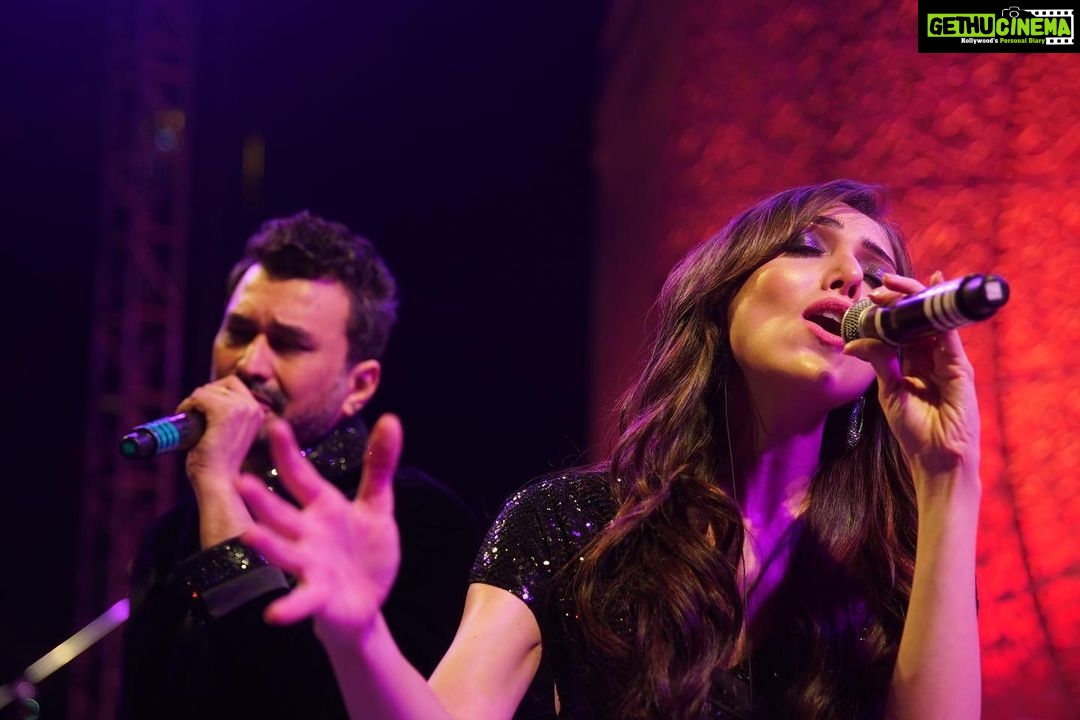 Jankee Parekh Instagram - It’s been 20 months since I have faced an audience and as excited as I am to get back to gigging and travelling, I feel different! A mix of so many emotions. A bit nervous, excited but anxious. Have I forgotten how it is to be on stage? Will I get thrown off or will I feel at peace when I take that first step? What will be the first song I sing? What if my voice cracks? Will I still feel the same confidence holding a mike? What if….What if… I have so many thoughts running through my mind all the time. And then comes these other thoughts about Sufi. What will Sufi be doing while I am on stage? Will I be thinking about his sleep time or his milk time while I sing to a beautiful couple about to get married? Will he miss his mumma? Will my nanny be able to manage him on her own in the hotel room in a different city while I am performing? Will Dadda be able to take a day off from work to help me do this? Will… Why... How… When… So many questions ?!?! But I know that I need to take THAT FIRST STEP. ‘Cause what I miss is way deeper than my fears. I miss the red eye flights with my bandmates, the last minute packing before I leave from home, the continuous banter with all my boys through our travel, the excitement of performing a new mashup for a show, the chaos and the confusion at hotel check-ins, the band members cribbing about the sound on stage all the time, getting back to the hotel room after a performance and dissecting the entire act over a spread of delicious food, ordering gulab jamuns for dessert..I miss it all.. I miss ‘Jankee & friends’ (that’s the name of my band for all those who are new to my page) And what I miss the most is that adrenaline rush I feel when the lights come on and the whole crowd is waiting for me to croon a melody! I feel powerful and I want to feel that once again! P. S - Whilst I long to get back to work, I am not sure how that would be make me feel as a mother of a 7 month old. Would I be giving less of myself to Sufi to reclaim the person I was before his birth. I am pretty sure I am not the only parent to feel these emotions. Do you feel the same and how do you deal with them? #SufiandMaa #motherhooddiaries