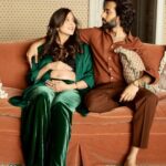 Jankee Parekh Instagram - Thought it's a great day to introduce everyone to Sufi ... Sufi 's parents 😛😁 @nakuulmehta @babysufim 📸 @ayushdas 💕 #parenthood #8monthsin #pregnancyshoot #sufiandmaa #motherhood #growinguptoofast