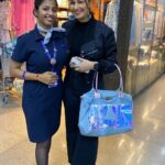 Jasleen Matharu Instagram - It was super fun to make reel with you @jasleenmatharu 😍💖 #jodhpurairport . . . . #reelsdaily #reelkarofeelkaro #viral #explore #ReelWithDS #_deekshasoni10 #jodhpur #trending #reels #foryou Jodhpur Airport