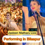 Jasleen Matharu Instagram - See you Bilaspur 🎤💃🪩🎉 Terminal 2 Chatrapati Shivaji Terminal Mumbai