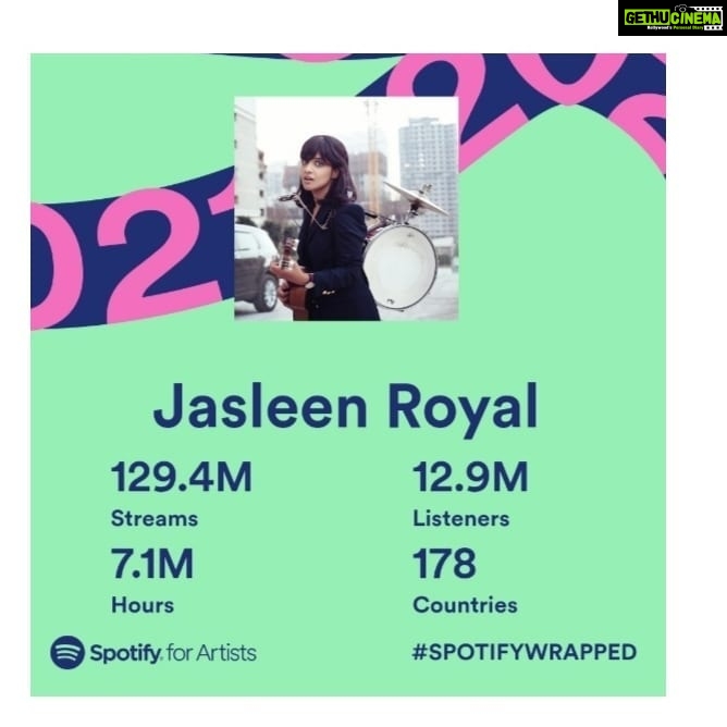 Jasleen Royal Instagram - And it's a 2021 wrap! Congratulations team!! What a year!! πππ #spotifywrapped #Ranjha @anvita_dee @bpraak @akshayraheja @mainhoonromy @azeemdayani @ericpillai @dharmamovies @sidmalhotra @kiaraaliaadvani @spotifyindia