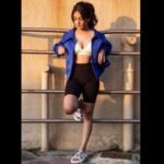 Jasleen Royal Instagram - A little colour never hurt anyone #SprayDyeCrocs Adding style and comfort to my look with Spray Dye Crocs Switching vibes with Spray Dye Crocs