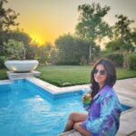 Jasleen Royal Instagram - My kinda Monday blues and hues 🌈 @salwabeachresort you are a beauty! @visitqatar