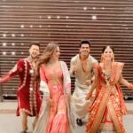Jiya Shankar Instagram - Tag your friends who’re always ready to dance to Bollywood songs 💁🏻‍♀️ @chakrabortymegha @iamparasarora @ankittmohan Also Happy Lohri everyone ❤️ . . #lohri #friends #bollywoodsongs #bollywood #indian #indianwedding #dance