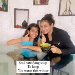 Juhi Parmar Instagram - With the winters setting in, its that time of the year when warm soups and a hot cup of hot chocolate is soothing as ever. So here I am sharing another simple recipe, its healthy, its nutritious and its also yummy! Great for kids and for grown up too!! Try it and let me know..... #health #healthyrecipes #healthyfood #soup #souprecipe #winterfood #reels #reel #reelsinstagram