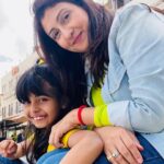 Juhi Parmar Instagram - Sometimes I feel you are growing up too soon and on other days I’m amazed at what a wonderful young girl you are blossoming into….that’s the paradox of motherhood! Just keep holding my hands in your little hands 🫶🦋🧿❤️ #motherlife #motherlove #motherhood #motherdaughter #mom #momlove