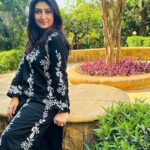 Juhi Parmar Instagram - Breathe and enjoy today the most, yesterday may have been tough, tomorrow maybe unknown but the true beauty is making the best of what you have today! #grateful #blessed #todayisenough #happy #lookingforward #smile 👗: @houseofchikankari.in