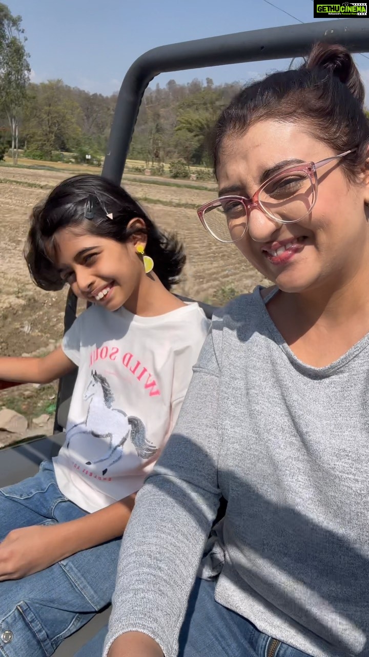 Juhi Parmar Instagram - Recently on our spring break vacation, we were all excited for a wild life safari experience. How did it go? Did we spot Tigers? Well watch the whole video and you will get a glimpse. And remember it’s Sunday so pamper yourself and do whatever you love doing!! #jungle #junglesafari #aahanaresort #luxurytravel #luxurytraveller #weekendgetaway #luxuryresort #travelblogger #experience #jimcorbett #corbettnationalpark #reels #reel #reelsinstagram #reelindia #reelitfeelit