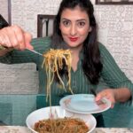 Juhi Parmar Instagram - Cooking can be therapeutic but only when its not too challenging....so here I am making something that’s a favourite in our house, especially for Samairra. Hakka Noodles are easy to make and a quick fun meal. So why don’t you try this out and let me know how it turns out. Check the recipe below: Ingredients- Olive oil Chopped garlic Chopped mix veggies of your choice, I used- onion, spring onion, capsicum, carrot, french beans and cabbage Salt and pepper to taste Sauces- dark soy sauce, vinegar and red chilli sauce Boiled noodles Method- Heat oil, add chopped garlic Once golden brown add all the veggies together.. cook for 2-3 minutes on high flame. Mix all the sauces as per your taste in a bowl and add to the pan. Add salt and pepper as per taste. Add boiled noodles. Give it a mix. Cook for a minute or two and it ready 😀 Simple yet delicious.. Kids love it. #reels #reel #reelsinstagram #reelsvideo #reelitfeelit #reelkarofeelkaro #cooking #cookingvideos #noodlesrecipe