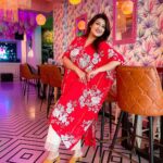 Juhi Parmar Instagram - The beauty of colours is that they bring with them a charm of their own.....Red is today's colour and for me a colour I love for it is the colour of roses, the colour of love, the colour that adorns a bindi, the colour of Kumkum! #red #navratri #positivity #smile #vibrantcolors #happy