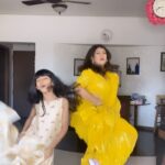 Juhi Parmar Instagram - The time of colours, of traditional outfits, of dance and so much more….Sammy and I are giving this navratri a little twist with keeping our comfort in check, sneakers and garba, that’s quite a combination! Enjoy the festive season coming up and dance away!!! #navratriinsneakers #navratrionreels #sneakersonreels #navratridance #dholitaro #garba #feelitreelit #feelkaroreelkaro 👗: @themodishwomaniya_by_shiromani