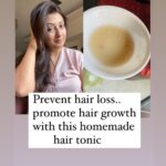 Juhi Parmar Instagram - Healthy and strong hair is what we all desire..So my #SundayPampering today is dedicated to a home made #onionhairtonic which is great for hair growth and also helps control hair loss! Use it twice a week and see the magic! So pamper yourself this Sunday and let me know how it goes…. Benefits are listed below- *Onion prevents breakage and thinning of hair *Potato nourishes the hair follicles and promotes hair growth *Lemon juice prevents dandruff and helps renew dry and frizzy hair *Coconut oil moisturises hair and stimulates hair growth *Castor oil is natural conditioner and keeps hair healthy and shiny *Rosemary essential oil improves hair thickness and growth both. #healthyhair #hairgrowth #hairgrowthoil #hairgoals #haircare #reels #reel #reelsinstagram #reelsvideo