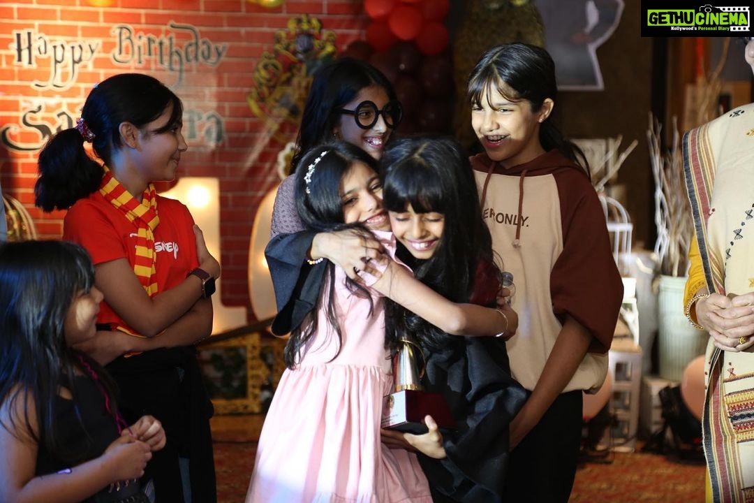 Juhi Parmar Instagram - They say a photo speaks a 1000 words and truly these pictures have so many memories captured in the, candid and beautiful! A few more from Samairra's 10th Birthday, full of laughter and joy and as perfect as it could be for us to cherish forever! Thank you everyone for being a part of our celebration ❤️ #birthdaypost #happybirthday #smile #happiness #happy