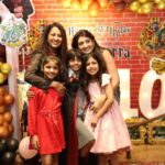 Juhi Parmar Instagram - The double digits have started and with every year I enjoy the beauty of watching you grow up but with it I also reminisce the baby days! This year’s birthday party was magical as my avid reader loves Harry Potter. A glimpse of my Ginni’s 10th birthday….More pictures and visuals following soon! #birthday #birthdaygirl #birthdayparty #themeparty #fun #magic #happy