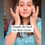 Juhi Parmar Instagram - Dark circles is a common problem for most of us. I’m back with the first #SundayPampering of this year and it’s a simple home solution for your under eyes. Try it out and let me know how it goes! Have a happy and pampering Sunday! #natural #naturalskincare #homeremedies #organic #organicskincare #reels #reelsvideo #reelsinstagram #réel