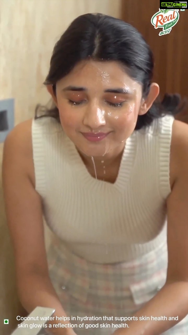 Kanika Mann Instagram - If you are looking for skin glow, hydration is the most important thing and what better than having Coconut Water in your daily diet! But, isn’t finding good quality and hygienic Coconut water difficult? Not anymore! I trust Rèal Activ 100% Tender Coconut Water that is made from 100% tender coconut and has 0% added sugars and 0% added flavors. Have Rèal Activ 100% Tender Coconut Water daily and give your skin the rèal hydration J @realjuices and #DrinkForTheRèalGlow. #RealJuices #RealActiv #HealthyLifestyle #FruitPower #RealFruitPower #Collaboration Disclaimer: Coconut water helps in hydration that supports skin health and skin glow is a reflection of good skin health. It is recommended to exercise regularly, follow a healthy lifestyle and consume a balanced diet. Rèal Fruit Power is only a trademark and does not represent its true nature. +CONTAINS NATURALLY OCCURRING SUGARS