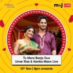 Kanika Mann Instagram - Catch @umarriazz91 & @officialkanikamann on #mojLIVE today at 6 PM