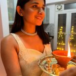 Kanika Mann Instagram - You are pretty … You are bright … Let the fire inside you light up your world 💫 #happydiwali #kanikamann 🪔 . . . Wearing @neerusindia Styled by @nehaadhvikmahajan