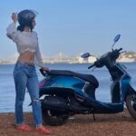 Kanika Mann Instagram – Chal phir se follow kr Meri Scooty ko , jase school me karta tha 🤭