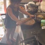 Karanvir Bohra Instagram - This lil one learns to make roti for #mahashivratri @thebabysnowflake