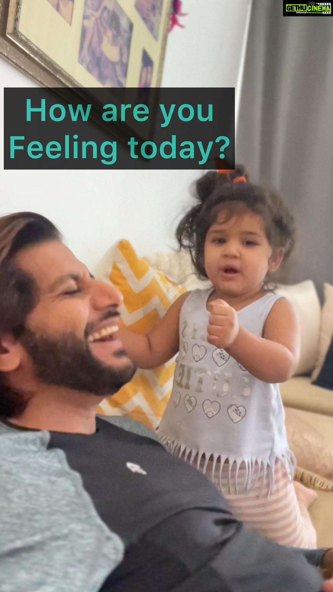Karanvir Bohra Instagram - This girl is extraordinary… my #jija @thebabysnowflake Thank you so much @gowriprakashbansal for this invention of yours… I think every child must have this #myemojicalculator