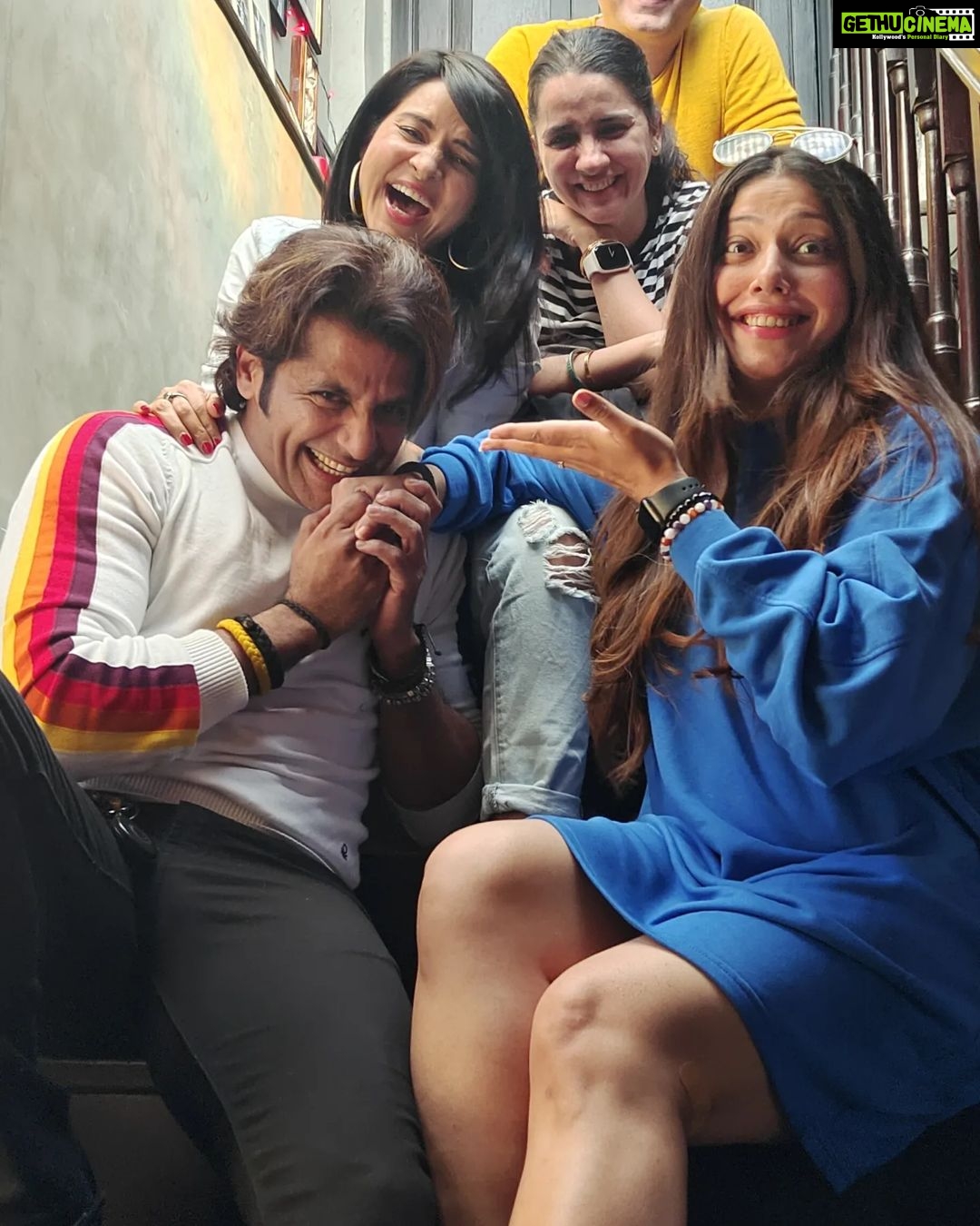 Karanvir Bohra Instagram - We are family ... Like the #adamsfamily @shru2kill @simplekaul @harshvasishth @additemalik #shararatforever @baojiasianhome